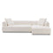 Kaynes Ivory Boucle LAF Sectional