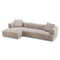 Kaynes Ivory Boucle LAF Sectional