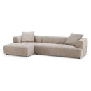 Kaynes Ivory Boucle LAF Sectional