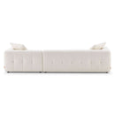 Kaynes Ivory Boucle LAF Sectional