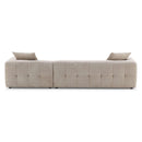 Kaynes Ivory Boucle LAF Sectional