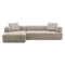 Kaynes Mocha Boucle LAF Sectional