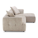 Kaynes Mocha Boucle LAF Sectional