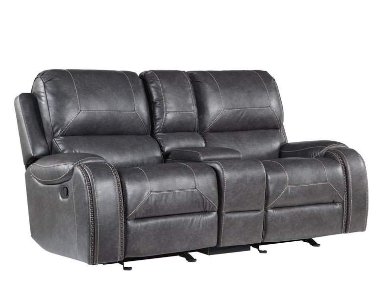 Keily Grey 3-Piece Reclining Living Room Set