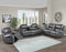 Keily Grey 3-Piece Reclining Living Room Set