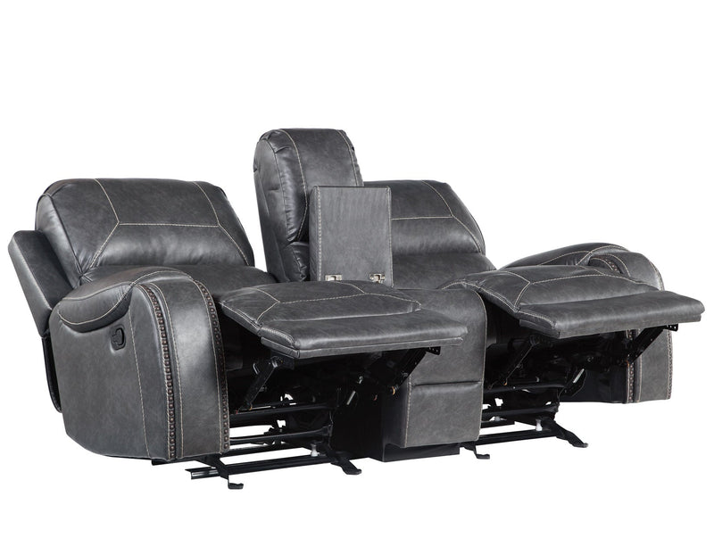 Keily Grey 3-Piece Reclining Living Room Set