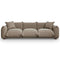 Kely Mid-Century Modern 100'' Boucle Upholstered Sofa Cream