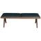 Kody Black Vegan Leather Bench