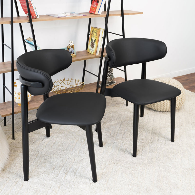 Korbin Dining Chair (Black PU)