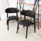 Korbin Dining Chair (Black PU)