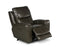 Laurel Dual-Power Leather Recliner, Grey