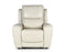 Laurel Dual -Power Leather Recliner, Ivory