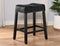 Lennon Saddle Counter Bar Stool 24", Set of 2