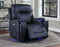 Lexington Triple-Power Media Recliner, Ocean Blue