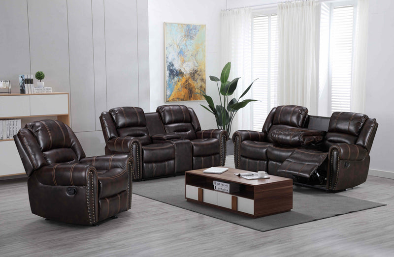 Mesa Brown Reclining Sofa