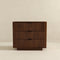 Lola Walnut Nightstand 3-Drawer