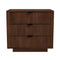 Lola Walnut Nightstand 3-Drawer