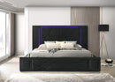 Lorenzo Black Queen Platform Bed