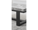 Lucca Gray Marble 3-Piece Table Set