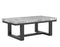 Lucca Gray Marble 3-Piece Table Set