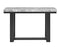 Lucca Gray Marble Sofa Table