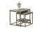 Lucia Nesting Table Gray/ BlackNickel