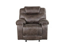 Madrid 3-Piece Chocolate Brown Leather Reclining Living Room Set