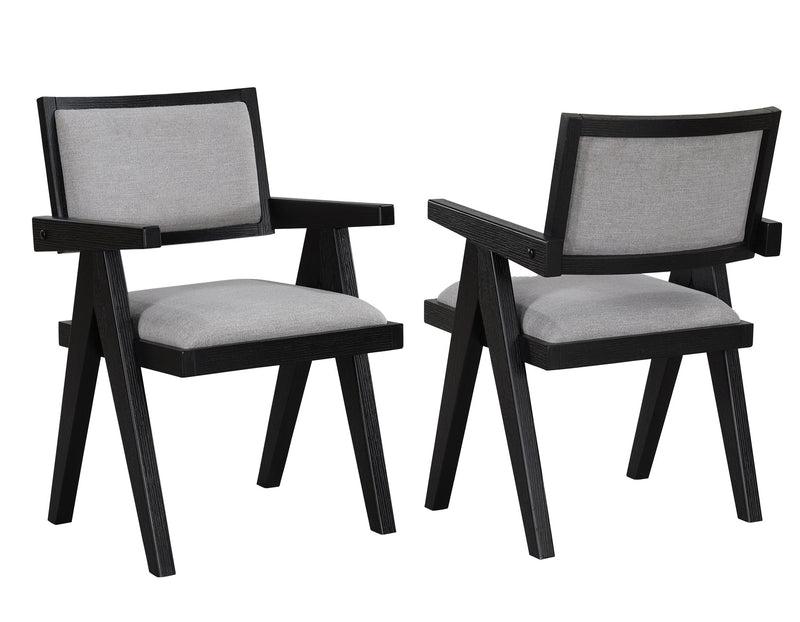 Magnolia Arm Chair, Black