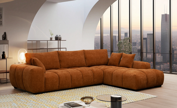 Manhattan - Dark Orange Sectional