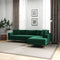 Mano Green Velvet LAF Sectional