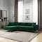 Mano Green Velvet LAF Sectional