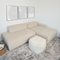 Mar Cream Velvet LAF Sectional