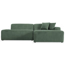 Mar Green Velvet RAF Sectional