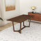 Marina Mid-Century Modern Solid Wood Dining Table in Brown