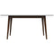 Mary Modern Style Solid Wood Rectangular Dining Kitchen Table Walnut / 47"