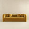 Hana Gold Boucle Curvy Sofa