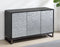 Mazie 3-Door SIdeboard with Patterned Mirror Doors