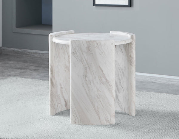 Merino Faux-Marble End Table Base