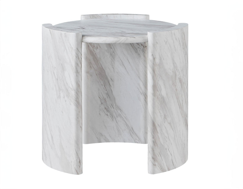 Merino Faux-Marble End Table Top