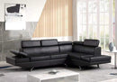 Moderno Black RAF Sectional