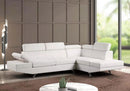 Moderno White RAF Sectional