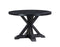 Molly 48-inch Round Dining Table, Black