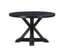 Molly 48-inch Round Dining Table, Black