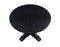 Molly 48-inch Round Dining Table, Black