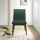 Monza Dark Green Velvet Dining Chair (Set Of 2)