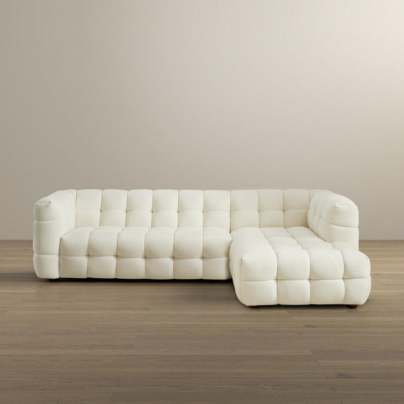 Mirage Cream Boucle RAF Sectional