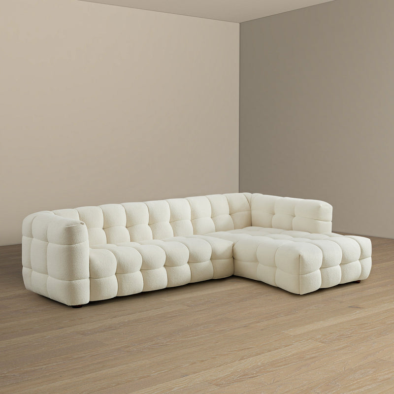 Mirage Cream Boucle RAF Sectional