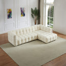 Mirage Cream Boucle RAF Sectional