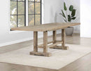 Napa 108-Inch Counter Table with/2 18-inch Leaves, Sand