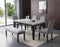 Napoli 64-inch Marble Top Dining Table